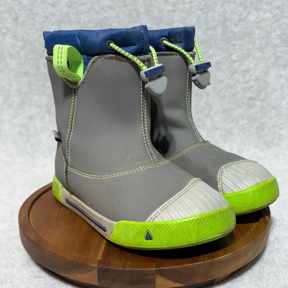 Keen Toddler Rainboot Size 11 Encanto 365 Waterproof Boot Gray Green Blue - Picture 2 of 11